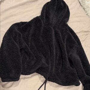 H&M Black Sherpa Sweater